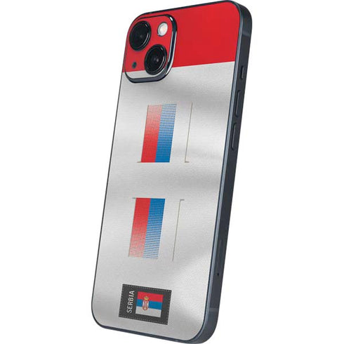 Serbia Soccer Flag iPhone Skins